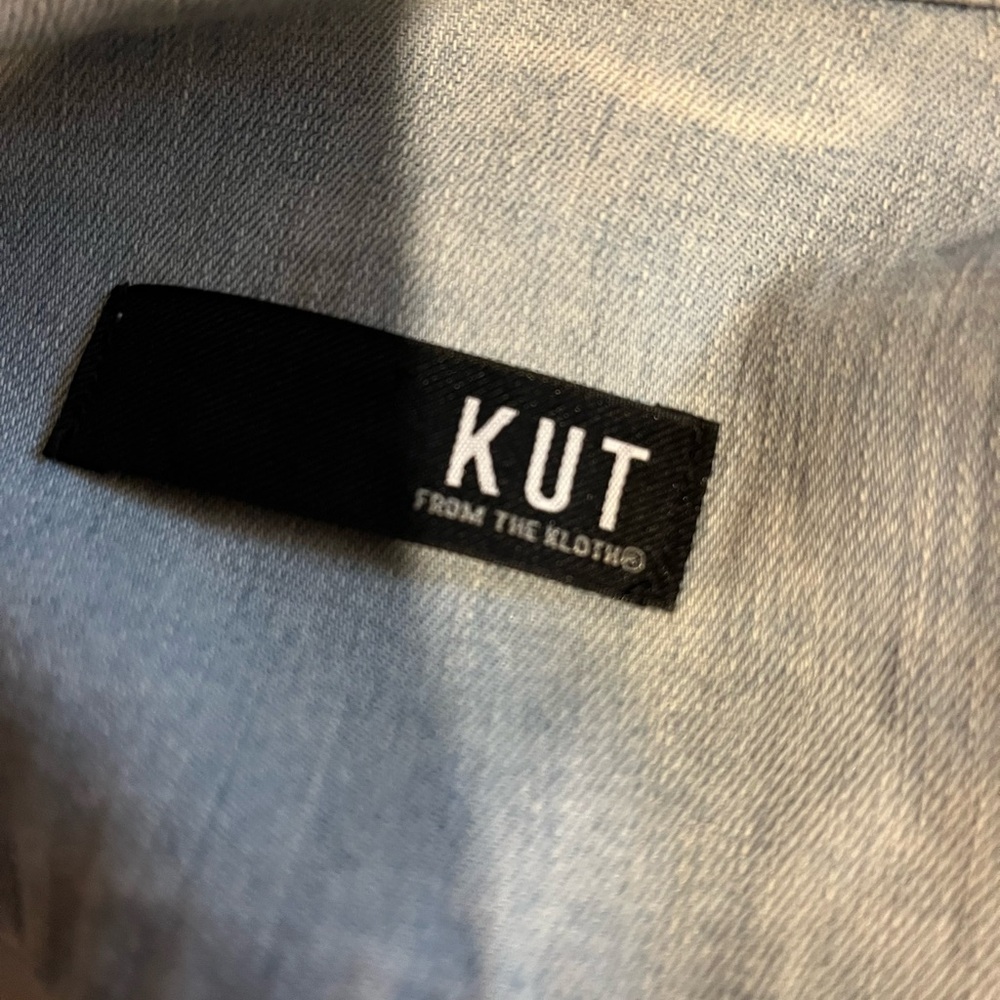 Lot of 2 Kut from the Kloth Black and Blue Jean Jackets - Picture 5 of 7